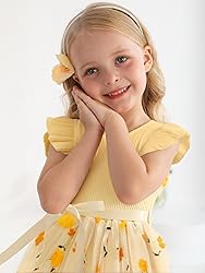 Sinhoon Toddler Girl Tulle Dress Summer Ruffle