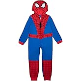Marvel Spiderman One-Piece Hooded Union Suit Onesie Blanket Sleeper
