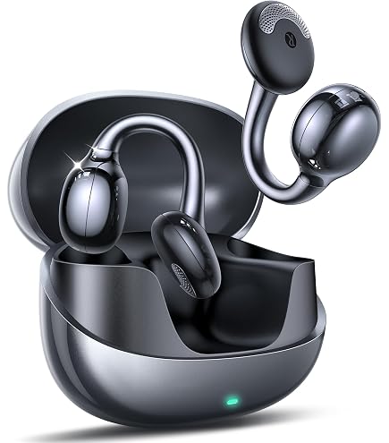 Tulbeys E62 Clip-On Bluetooth-Kopfhörer – 5.4, Offenes Hören, 5 Std. Laufzeit, IPX5, Für Sport & Alltag