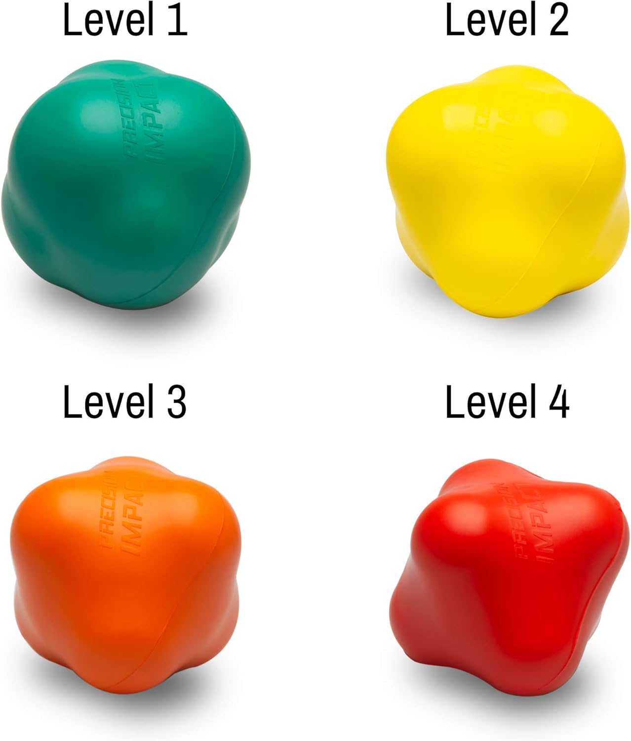 Precision Impact Ultra-Bounce Reaction Balls (4 Difficulty Levels) : Sports & Outdoors