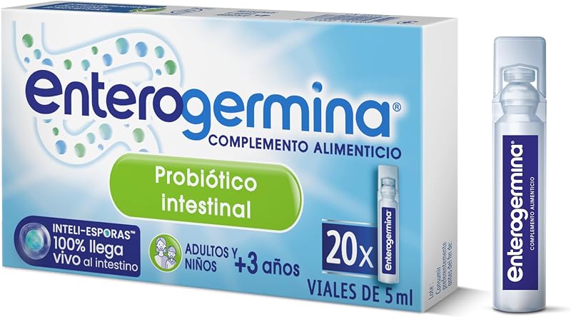 Probiótico Niños y Adultos |Ayuda Salud Intestinal I 20 Viales Bebibles 5 ml| Sin Sabor, Sin Azúcar, Sin Gluten I Bacillus Clausii 4.000 Millones UFC — foto 1 de 8