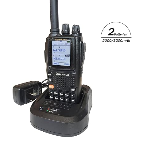 Wouxun KG-UV9D Plus Walkie Talkie amateurfunk transceiver 2m 70cm Dualband VHF UHF wasserdicht IP55 handfunkgerät mit USB Pro