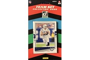 INDIANAPOLIS COLTS FACTORY SEALED TEAM SET Indianapolis Colts 2020 Donruss Factory Sealed 10 Card Team Set with Peyton Manning Plus Jonathan Taylor and Michael Pittman Rookies and 7 Other Cards