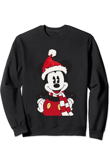 Amazon.com: Disney Mickey Mouse Christmas Lights Pullover Sweatshirt  Sweatshirt : Clothing, Shoes u0026 Jewelry