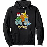 Pokémon First Generation Group Shot Logo Pullover Hoodie