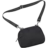 MAXTOP Small Nylon Crossbody Bags for Women Unisex Belt Bag Fanny Pack with Adjustable Strap for Traveling Shopping