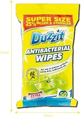 Duzzit Antibacterial Wipes Pack 150 Safe for Surfaces Kills 99.9% view 9