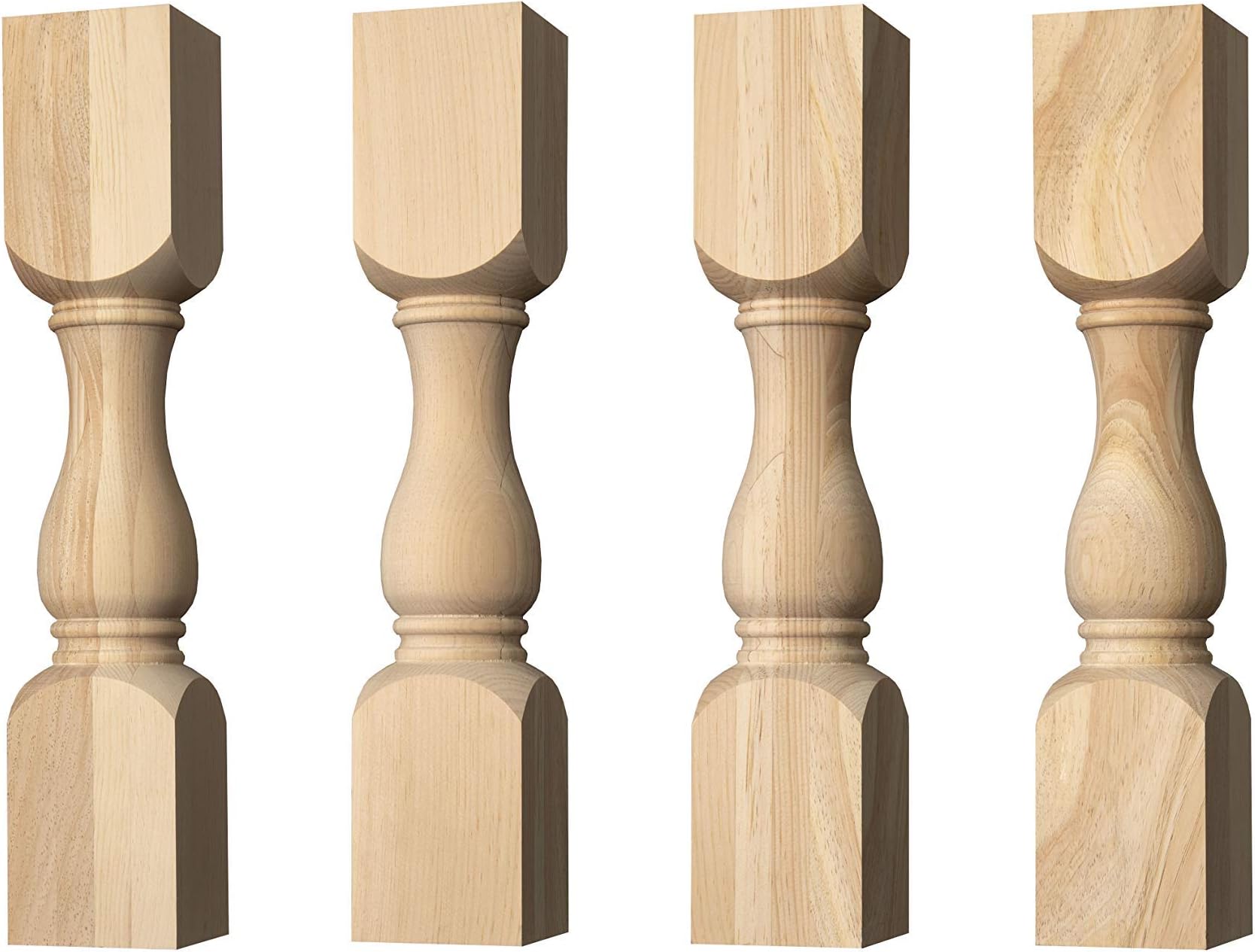 Shanty2Chic End Table Leg in Knotty Pine Wood (Set of 4)