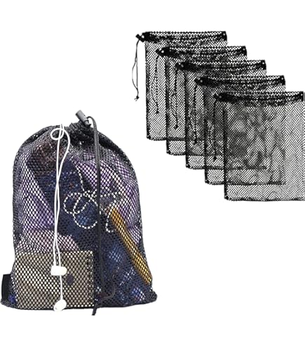 Amazon.com: Frienda 6-Piece Multicolor Nylon Mesh Drawstring