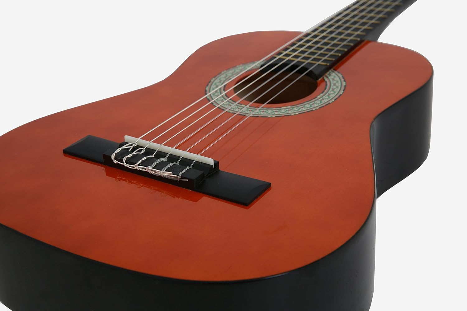 Juan Miguel Navarrez concert guitar - classical guitar - 4/4 honey - natural - starter set - incl. bag, plectrums, book, tuner - Image 4