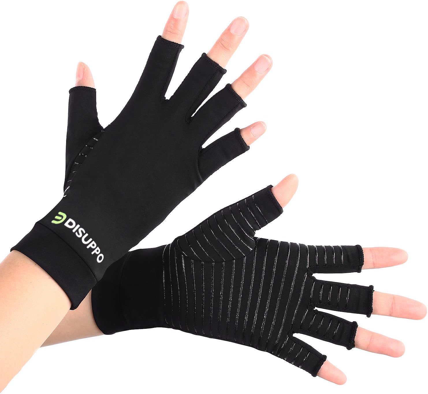 DISUPPO Copper Infused Arthritis Gloves for Women Relieve Pain from Rheumatoid, RSI,Carpal