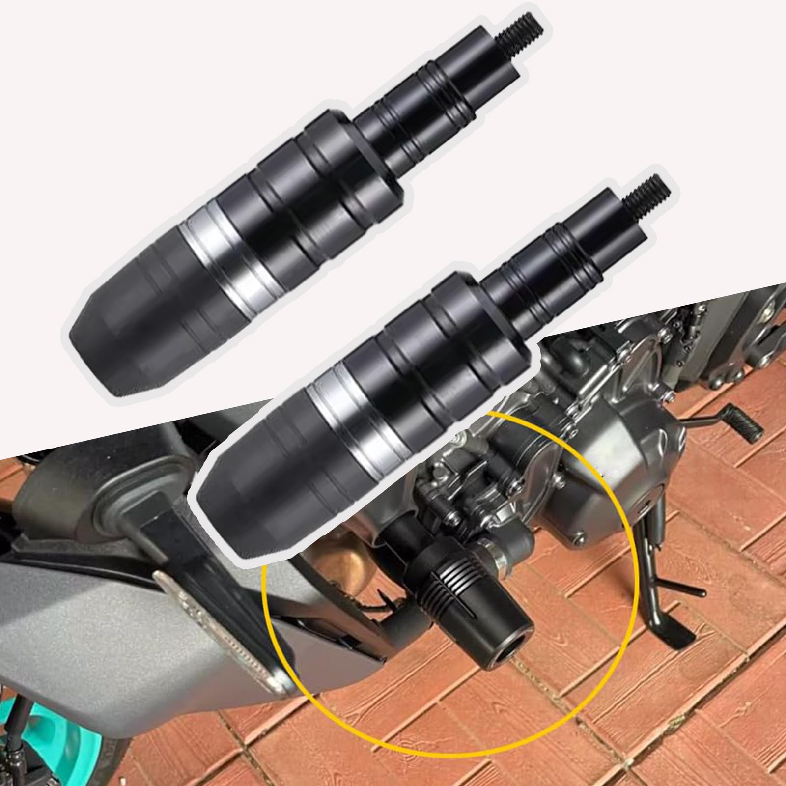 PLJSHAX Motorcycle Frame Sliders for Kawasaki