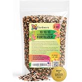 𝐁𝐄𝐒𝐓𝐒𝐄𝐋𝐋𝐄𝐑 10-10-10 Plant Fertilizer Fast Release | 10 10 10 All Purpose Fertilizer for Fruit Trees, Evergreens, Vegetables, Arborvitae, Fig Trees, Shrubs, Pines, Oaks, Flowers [2 Quarts]