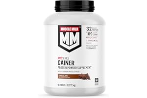Muscle Milk Gainer Protein Powder, Chocolate, 32g Protein, 5 Pound