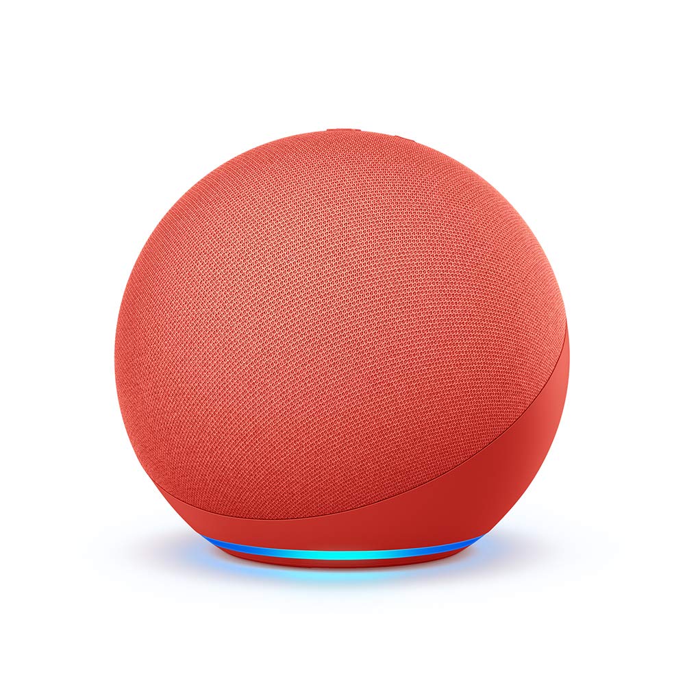 Echo (4th generation) | With premium sound, smart home hub and Alexa | PRODUCT(RED)