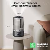 Homvana Humidifier 3.6L Cool Mist 360° Rotating Quiet 16dB Night Light view 8