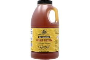Honey Feast - Raw Orange Blossom Honey | from American Organic floral sources | Unfiltered & Pure | Fresh from Florida Superfood | GROUP (3 Pound)