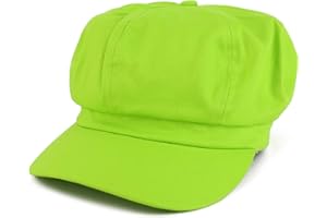 ARMYCREW Women's Lightweight 100% Cotton Soft Fit Newsboy Cap with Elastic Back