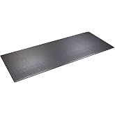 SuperMats Heavy Duty Equipment Non-Slip Mat 12GS | 36" &times; 90" &ndash; Fits large treadmills, ellipticals, rowers, recumbent bikes, home gyms, and fitness equipment.