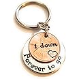 1st Anniversary Gift with a 2020 Penny 1 Down and Forever To Go Key Chain Gift for Him or Her