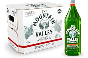 THE MOUNTAIN VALLEY Mountain Valley Water, Water Spring, 33.8 Fl Oz, 12 Pack