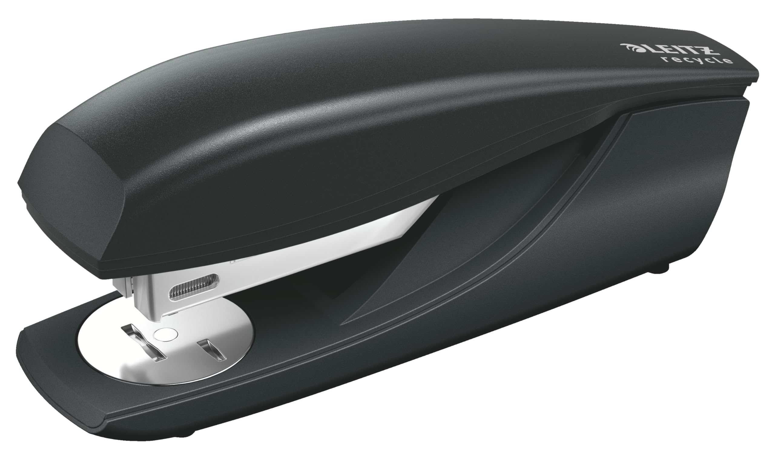 Leitz Stapler, 30 Sheets, Includes Staples, Integrated Staple Remover, 100% Recyclable, Eco Friendly, NeXXt Recycle Range, 56040095, Black