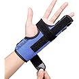 fibee Boxer Fracture Splint, Pinky Finger Splint, Adjustable Two Finger Brace for 4th or 5th Finger, Metacarpal Splint Hand Brace for Arthritis Fracture Broken Mallet Dislocated Trigger Finger(XS)