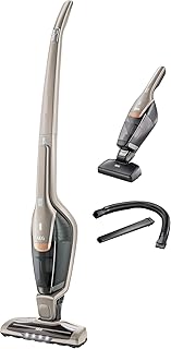 AEG Ergorapido CX7-2-S360 2in1 Akku-Staubsauger (beutellos, inkl. Tierhaardüse und Zubehörset, bis zu 45 Min. Laufzeit, freistehend, 180° Drehgelenk, Bürstenreinigungsfunktion, LED-Frontlichter, gold)