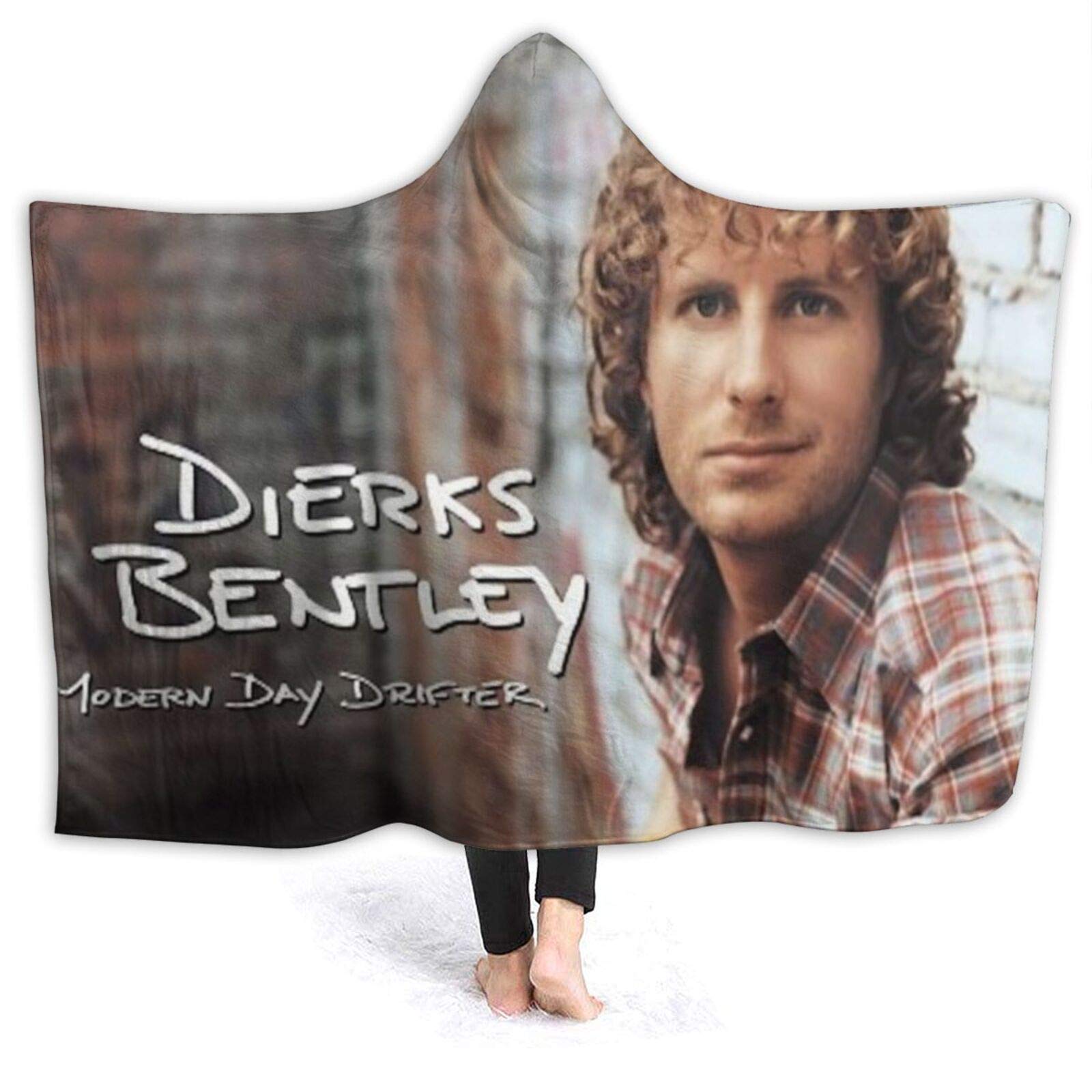 Aiwo Dierks Be-Nt-Ley Modern Day Warm Hooded Plush Throw Blankets, Winter Novelty Blanket，for Watch 