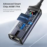 UGREEN USB Ethernet Adapter 1000 Mbps Gigabit Network Adaptor Aluminum Grey view 6