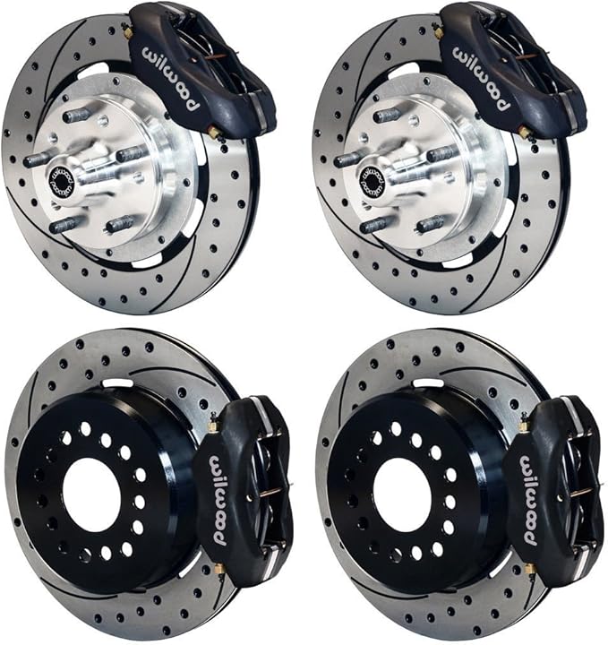 NEW WILWOOD FRONT & REAR DISC BRAKE KIT WITH BRAKE LINES