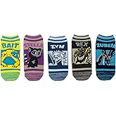 The Dragon Prince, Lowcut, Socks (5 Pair), Fits Ladies Shoe Size 4-10