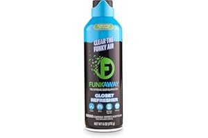 FunkAway Extreme Odor Eliminating Closet Refresher AeroSpray, 6 oz., Odor Eliminating Spray Removes Musty, Stuffy, Sweaty and Stinky Airborne Odors