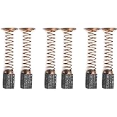 GEARLINTON 90930-05 Motor Carbon Brush, 6 Pcs | fits Dremel 100 200 285 300 395 410 595 (Type 4, 5 &amp; 6)
