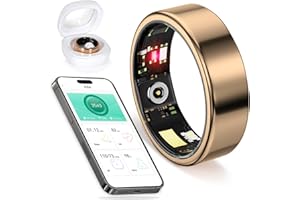 smart ring for women health rings smart ring blood pressure monitor fitness rings for women ring fitness tracker blood pressure ring for men fitness rings Waterproof for iPhone and Android Rose gold 83.8 out of 5 stars 871 offer from $19.80