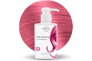 SOVONCARE Pink Semi Permanent Depositing Conditioner for Colored Hair, 5.28 OZ - Dye Results in 10 Mins, Cruelty-Free Haircare