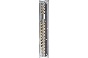 Durham Steel Locking Hinge for Small Slide Racks, 313, 1-7/16" Width x 10" Height, Chrome Plated Finish