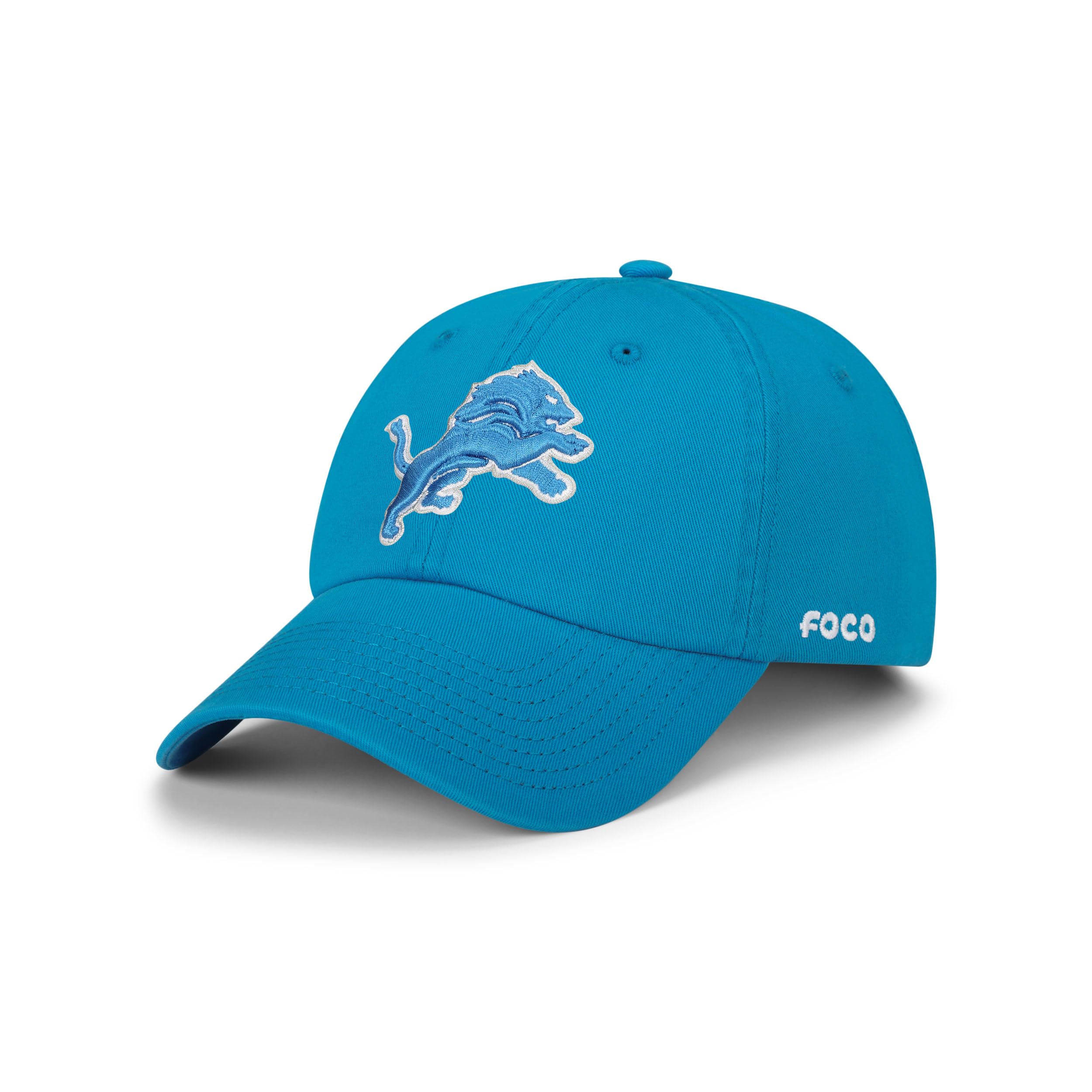 Photo 1 of FOCO Men's Detroit Lions Cap NFL Logo Casual Hat, Team Color