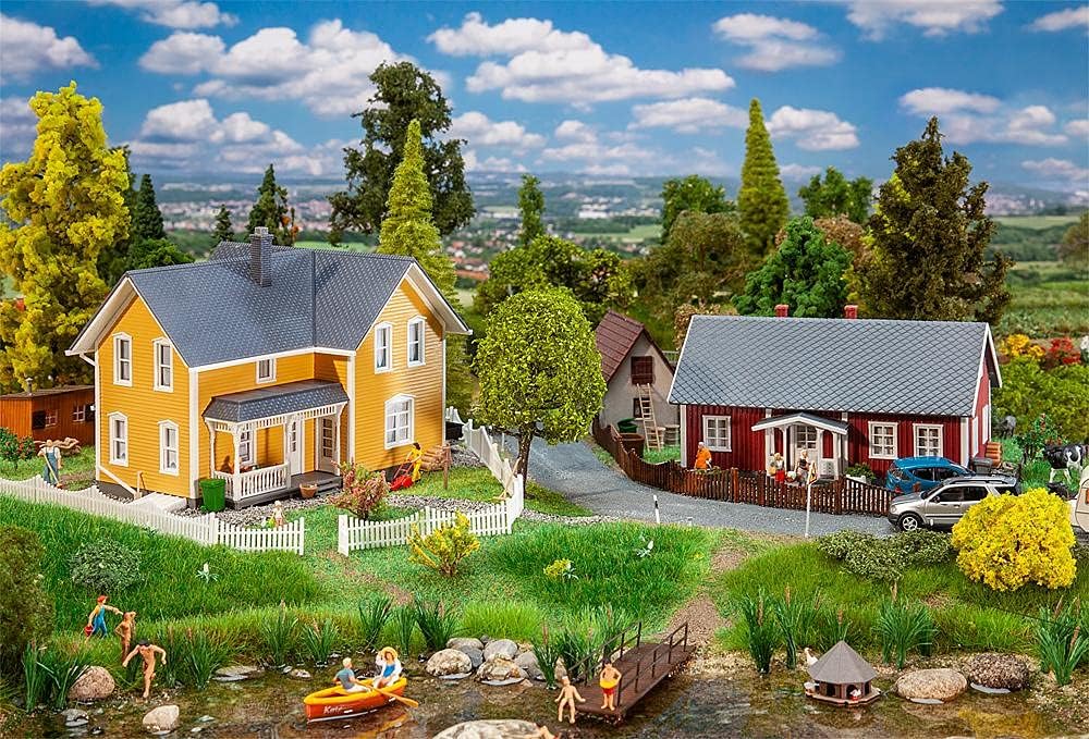 Faller 130604 H0 2 Swedish Houses, Various