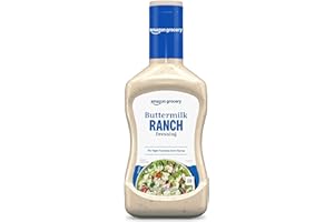 Amazon Grocery, Buttermilk Ranch Dressing, 16 Fl Oz (Previously Happy Belly, Packaging May Vary)