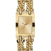 Guess Women's Silver-Tone Multi-Chain Bracelet Watch