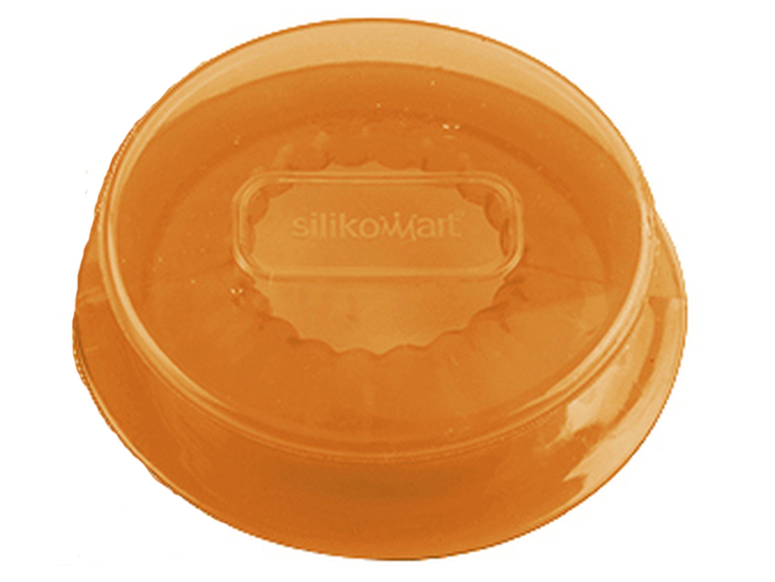 Silikomart | Silicone Lid CAPFLEX XL, Orange Color, Diameter 105 mm, Elastic and Dishwasher Safe — image 1