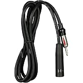 Metra Electronics 44-EC48 48-Inch Universal Antenna Extension Cable | Bridges factory aerial lead to aftermarket stereo, Motorola-style plug ends, shielded wiring for clean reception, 4 Ft length