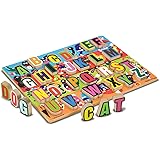 Melissa & Doug Jumbo ABC Wooden Chunky Puzzle (26 pcs)