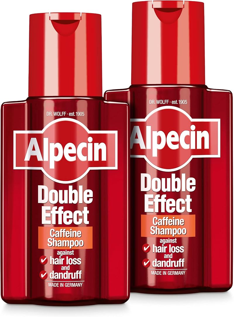 Alpecin Double Effect Shampoo 2x200ml Anti Dandruff & Hair Growth