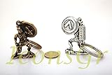 Ancient Greek Zamac Keyring Miniature Statue of