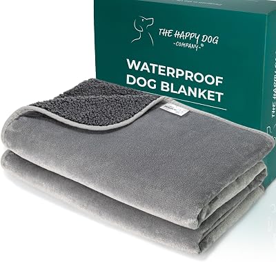 The Happy Dog Company 100% Waterproof Extra Large Dog Blanket 120x145cm
