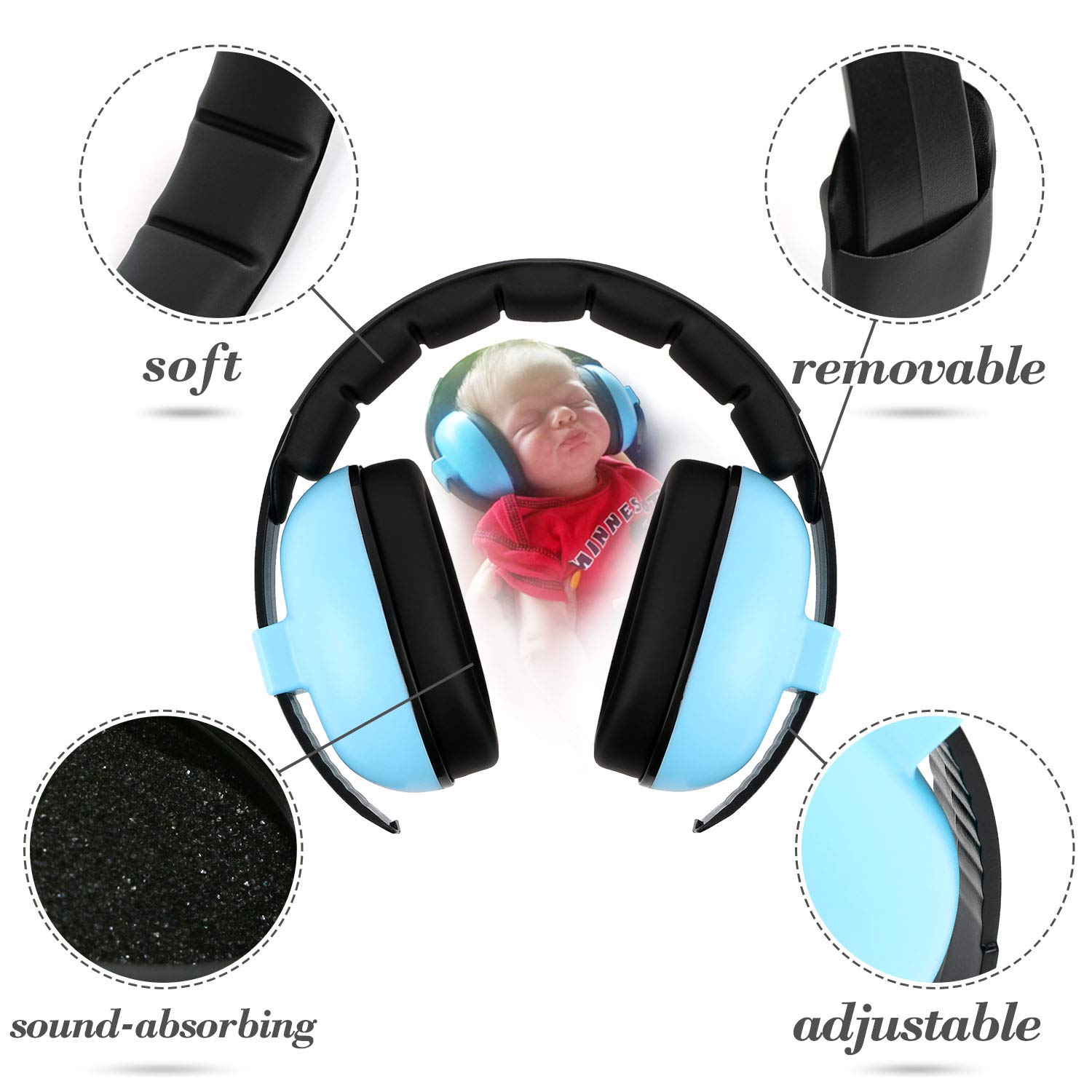 Baby Ear Defenders, Baby Headphone, Noise Reduction Headphone for Baby