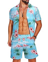 COOFANDY Mens Vacation Essentials 2 Piece Outfits