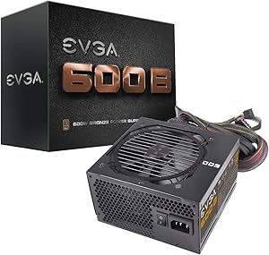 EVGA 600B 80PLUS Bronze 600 Watts Power Supply